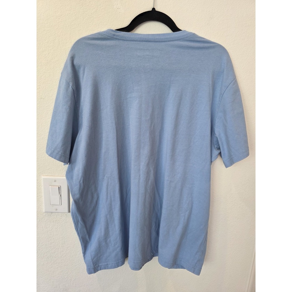 STATE OF MINE California Spellout Sz XL Blue Palm Tree Sun Mountain Graphic - Picture 5 of 5